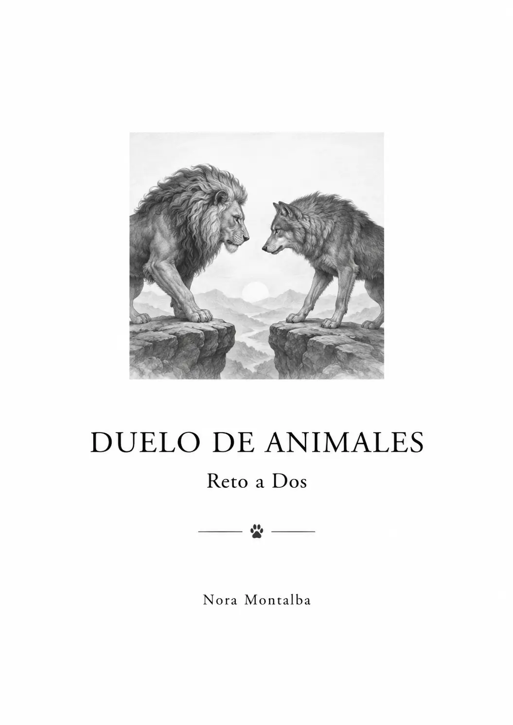 Portadilla interior de Duelo de Animales