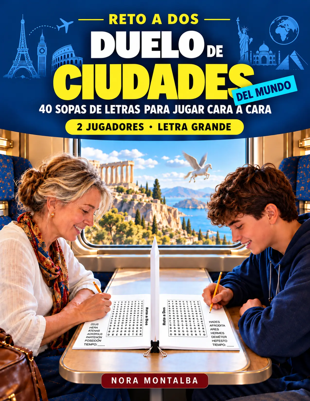 Portada del libro Duelo de Ciudades del Mundo, de Nora Montalba