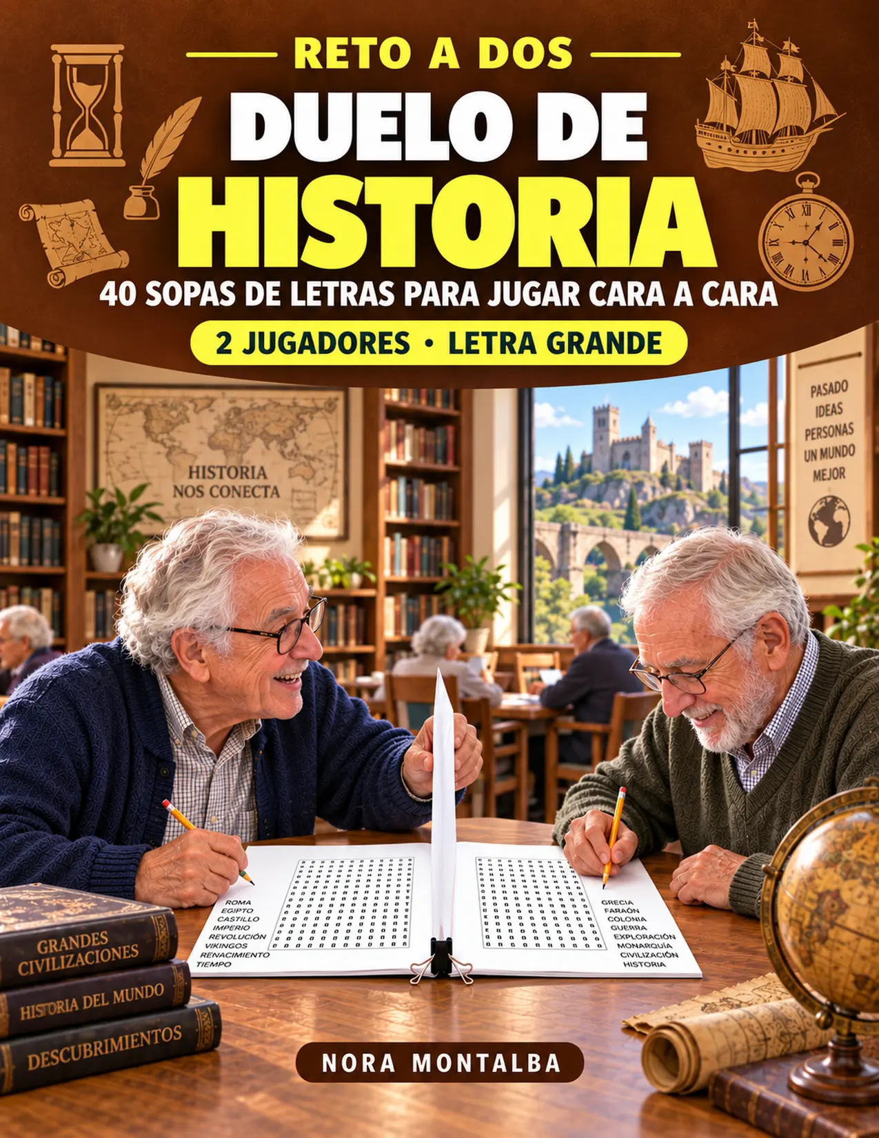 Portada del libro Duelo de Historia, de Nora Montalba