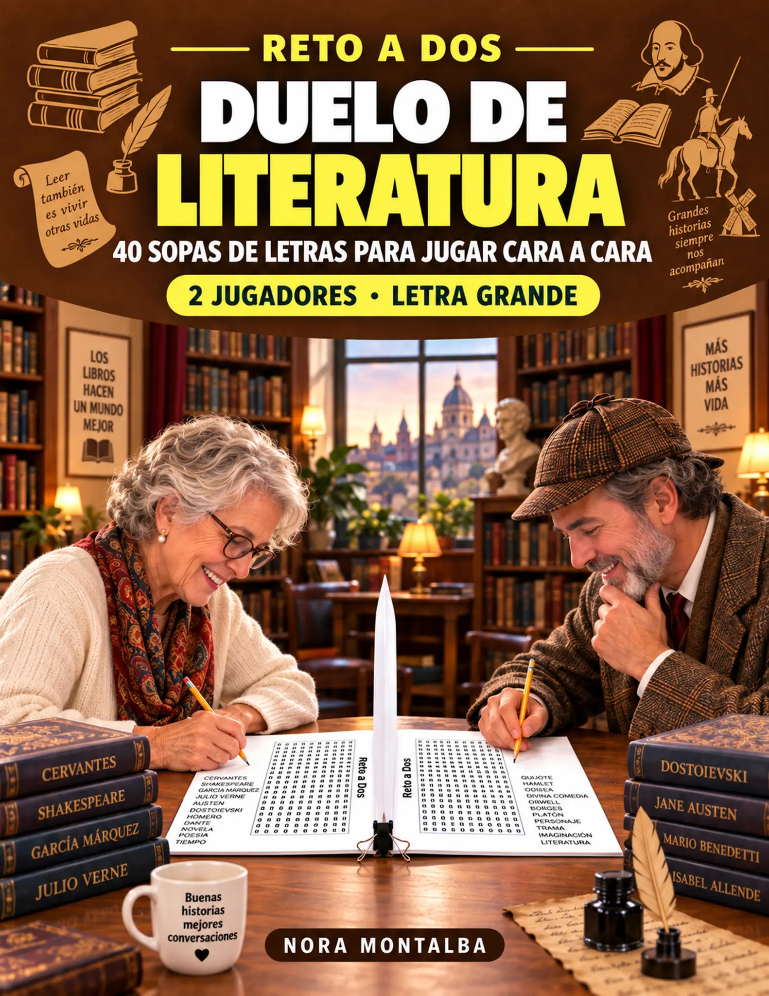 Portada del libro Duelo de Literatura, de Nora Montalba